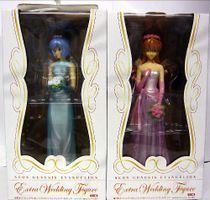 【中古】【非常に良い】新世紀エヴァンゲリオン エクストラウェディングフィギュア 全2種セット