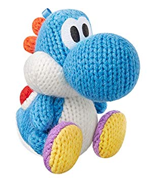【中古】amiibo あみぐるみヨッシー　みずいろ(ヨッシー ウールワールドシリーズ) w17b8b5