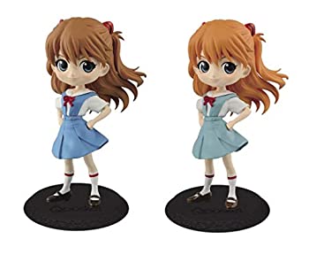 【中古】【非常に良い】ヱヴァンゲリヲン新劇場版 Q posket 式波・アスカ・ラングレー フィギュア 全2種セット 【通常カラー+レアカラーver.】|スカイマーケットプラス