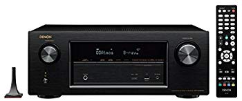【中古】DENON AVサラウンドレシーバー 7.2ch Dolby Atmos DTS:X HDCP2.2 Wi-Fi/Bluetoothワイヤレス/ハイレゾ音源対応 ブラック AVR-X2200W-K w17b8b5