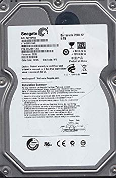 【中古】Seagate 3.5インチ内蔵HDD 1TB 7200rpm S-ATAII 32MB ST31000528AS 2mvetro