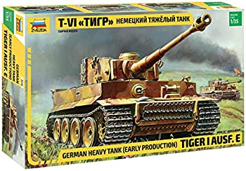 【中古】ズベズタ 1/35 ドイツ重戦車 タイガーI 初期型 プラモデル