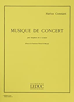 【中古】コンスタン : 演奏会の音楽 (サクソフォン、ピアノ) ルデュック出版