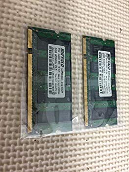 【中古】【非常に良い】Buffalo D2/N800-2G互換品 PC2-6400（DDR2-800）対応 200Pin用 DDR2 SDRAM S.O.DIMM 2GB khxv5rg