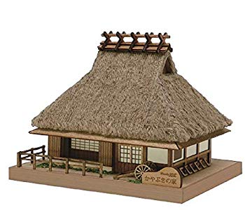 【中古】【非常に良い】ウッディジョー ミニ建築シリーズ No.5 かやぶきの家 木製模型 tf8su2k