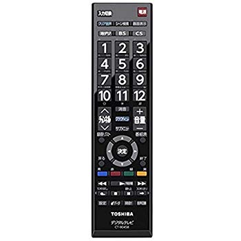 【中古】東芝 純正テレビ用リモコン CT-90458【部品番号：75039045】 dwos6rj