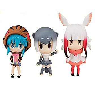 【中古】けものフレンズ　ちょびるめぷち　ツチノコ　トキ　コツメカワウソ　全3種セット n5ksbvb画像