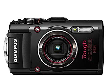 【中古】OLYMPUS デジタル写真機 STYLUS TG-4 Tough 黒いこと 1600万絵素CMOS F2.0 15m 雨合羽 100kgf耐荷重 GPS+陰電子羅針儀\u0026内蔵Wi-Fi TG-4 BLK qqffhab