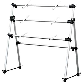 【中古】キクタニ キーボードスタンド アルミ製 3段耐荷重 各段各7Kg KS-3S シルバー ggw725x｜スカイマーケットプラス