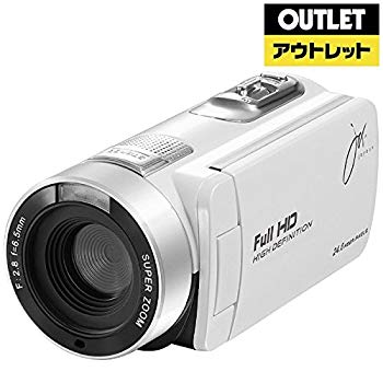 【中古】JOY-F6WH ジョワイユ 24メガピクセル Full HD デジタルムービーカメラ dwos6rj｜スカイマーケットプラス
