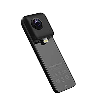 【中古】Insta360 NanoS 360 VRカメラ, 4K解像度 20MP写真 対応機種iPhone 6/7/8/X シリーズ, iOS 9.0以上