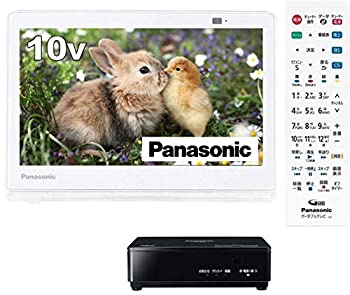 【中古】【非常に良い】パナソニック 10V型 ポータブル 液晶テレビ プライベート・ビエラ 防水タイプ ホワイト UN-10E9-W