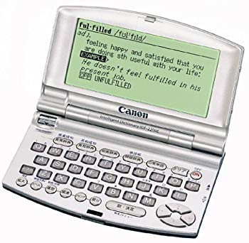 【中古】CANON wordtank IDF-2200E (5コンテンツ 英語モデル コンパクトサイズ) cm3dmju