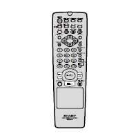 【中古】【非常に良い】シャープ DVD DV-SF80P用リモコン送信機 0046380112