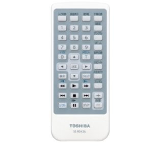 【中古】東芝（純正）ポータブルDVD用リモコン SE-R0426 (適合機種：SD-P77S) 9jupf8b
