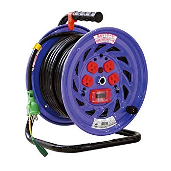【中古】【非常に良い】日動 電工ドラム ブレーカー付 NF-EK34 2mvetro
