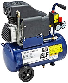 【中古】アネスト岩田 オイルフリーコンプレッサ エルフ FX7401 d2ldlup