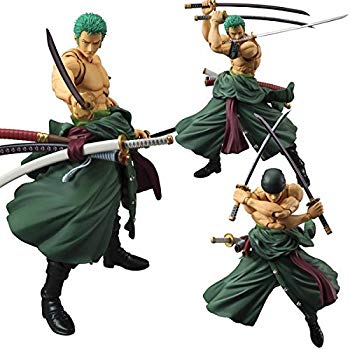 【中古】ヴァリアブルアクション Heroes ONE PIECE ロロノア・ゾロ 約18cm PVC製 塗装済み可動フィギュア qqffhab