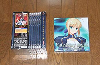 【中古】DVD　Fate/stay night 初回版 全8巻セット+curtain raiser n5ksbvb｜スカイマーケットプラス