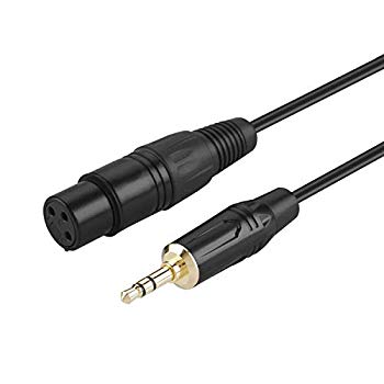 【中古】3.5 to xlr，CableCreation 3.5mm trs to xlr 3.5mm to xlr変換ケーブル3.5mm (1/8 Inch) ステレオ(オス) to XLR (メス)変換ケーブル1.8M/ブラッ 2zzhgl6