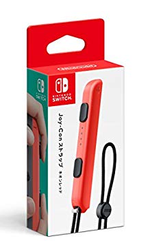【中古】Joy-Conストラップ ネオンレッド dwos6rj