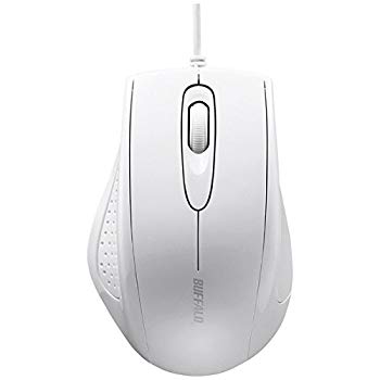 【中古】バッファロー BSMRU050WH 有線 3ボタン IR光学式マウス ホワイト n5ksbvb
