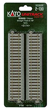 【中古】【非常に良い】KATO HOゲージ 直線線路 174mm 4本入 2-130 鉄道模型用品 cm3dmju