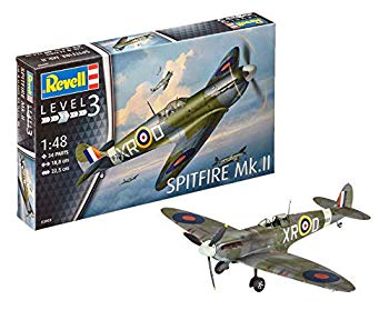 【中古】ドイツレベル 1/48 スピットファイア MK.II プラモデル ggw725x