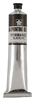 【中古】サクラクレパス 版画絵具油性 100ml OH100ML#49 黒 g6bh9ry