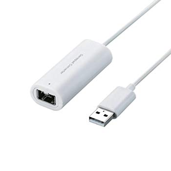 【中古】エレコム ゲームパッドコンバータ USB接続 Wii クラシックコントローラ対応 1ポート ホワイト JC-W01UWH【ドラゴンクエストX 動作確認済】 i8my1cf
