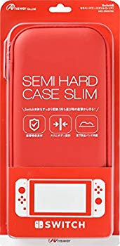 【中古】Switch用セミハードケース スリム (レッド) dwos6rj