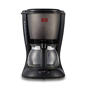 【中古】メリタ(Melitta) フィルターペーパー式 コーヒーメーカー ツイスト ジェットブラック 5杯用 SCG58-3B