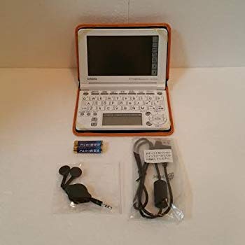 【中古】CASIO Ex-word 電子辞書 XD-SF6150 ホワイト 10ヶ国語のネイティブ発音 100コンテンツ タッチペン付き p706p5g