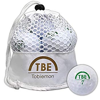 【中古】TOBIEMON(トビエモン) ゴルフボール 公認球 2ピース 1ダース(12個入り) ホワイト メッシュバック入り TBM-2MBW qqffhab