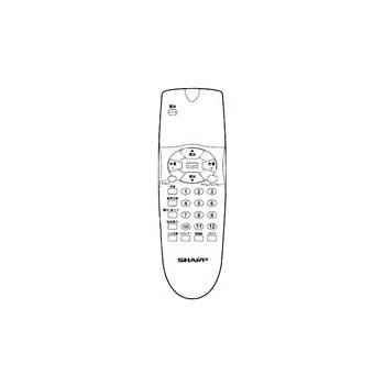 【中古】【非常に良い】シャープ 液晶テレビ用リモコン RRMCGA004WJSA(0106380077)