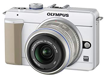 【中古】OLYMPUS ミラーレス一眼 E-PL1s レンズキット ホワイト E-PL1s LKIT WHT wgteh8f