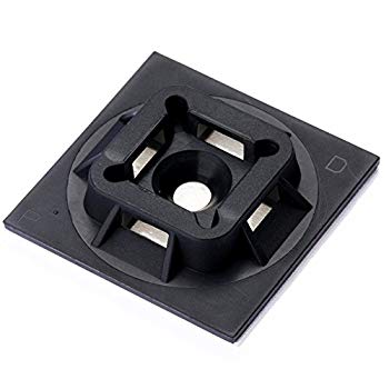 【中古】パンドウイット マウントベース アクリル系粘着テープ付き 耐候性黒 500個入り ABM100-AT-D0 i8my1cf