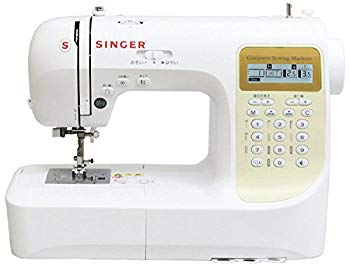 【中古】SINGER コンピューターミシン 文字縫い機能搭載(ひらがな・数字・アルファベット・漢字) 模様数207種類 フットコントローラー付き SN777DX khxv5rg