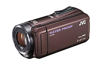 【中古】【非常に良い】JVC KENWOOD JVC ビデオカメラ EVERIO 防水 防塵 内蔵メモリー32GB ブラウン GZ-R300-T qqffhab|スカイマーケットプラス