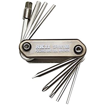 【中古】SK11 フォールディングレンチセット 折りたたみ収納 六角レンチ・ドライバー等 10本組 SFHW110B
