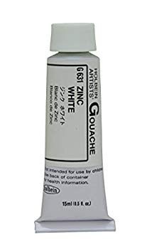 【中古】【非常に良い】ホルベイン 不透明水彩絵具 ガッシュ ジンクホワイト G631 15ml(5号) g6bh9ry