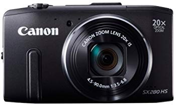 【中古】Canon デジタルカメラ Power Shot SX280HS 約1210万画素 光学20倍ズーム ブラック PSSX280HS khxv5rg