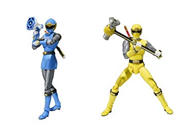 【中古】S.H.フィギュアーツ 忍風戦隊ハリケンジャー ハリケンブルー ハリケンイエロー rdzdsi3画像