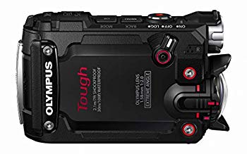 【中古】OLYMPUS 動き写真器 STYLUS TG-Tracker 黒いこと 雨合羽動作30m 耐衝撃2.1m 耐荷重100kgf 防塵 耐低温-10℃ 2zzhgl6