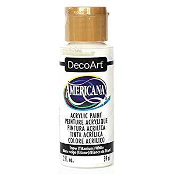 【中古】【非常に良い】デコアート アクリル絵具 アメリカーナ スノーホワイト DA-001 2oz. 6g7v4d0