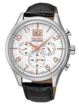 【中古】セイコー SEIKO クロノ クオーツ メンズ 腕時計 SPC087P1 シルバー [並行輸入品]