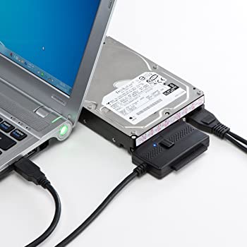 【中古】(未当て嵌める･未開封品)サンワサプライ IDE/SATA-USB3.0取り替えっこ有線テレビ 0.9m USB-CVIDE5