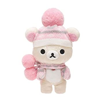 【中古】(未使用・未開封品)【リラックマ】ハートのニットぬいぐるみ(コリラックマ)★ハートいっぱいシリーズ★|スカイマーケットプラス