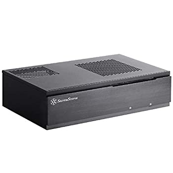 【中古】(未当て嵌める･未開封品)SilverStone Milo Series Mini-ITX HTPC入れもの 黒いこと SST-ML06B PCケース・筐体-PCパーツ