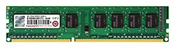 【中古】【非常に良い】Transcend デスクトップPC用メモリ PC3-12800 DDR3 1600 4GB 1.5V 240pin DIMM TS512MLK64V6H｜スカイマーケットプラス